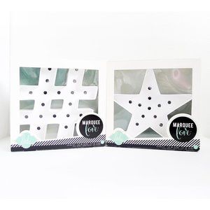 NEW LOT 2 HEIDI SWAPP HASHTAG # & STAR Light Up MARQUEE DIY Customizable Kits